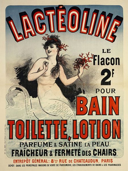 Jules Chéret - Lacteoline, Bain Toilette, Lotion (1884) von Peter Balan