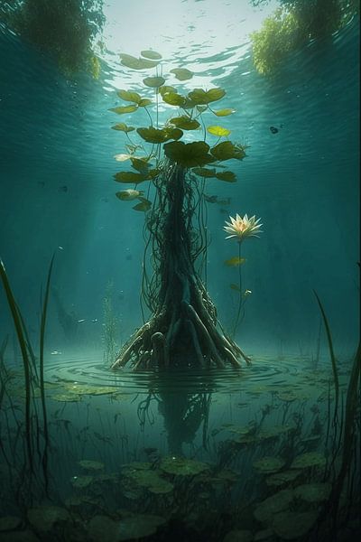 Mystische Blüte von Vythryd Arts