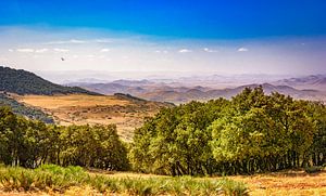 Panorama des Rif-Gebirge. Marokko
