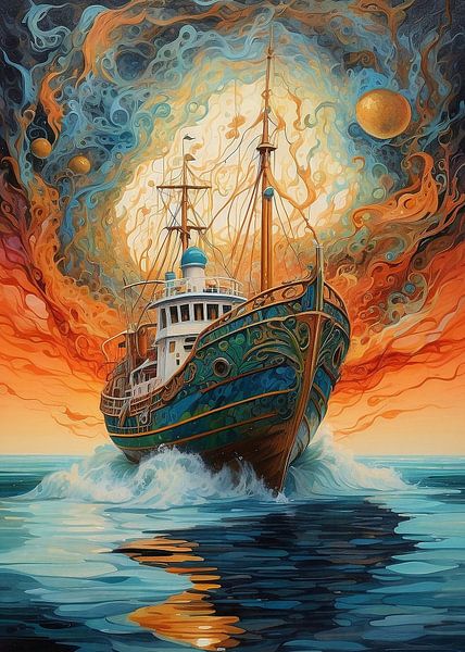 bateau à voile par Muhammad Yunus