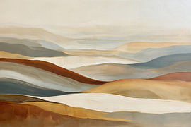 Paysage aux teintes apaisantes de la terre sur Bert Nijholt