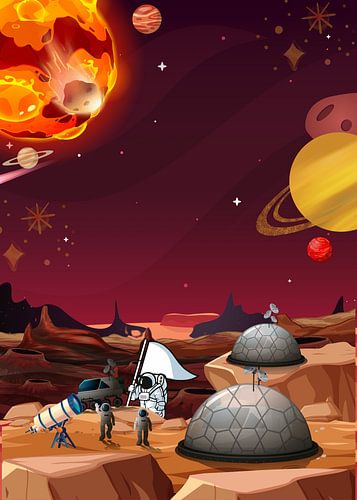 Spaceman Dans le ciel