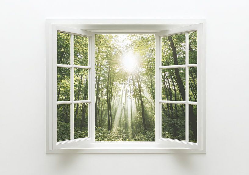 forest view from the living room by Egon Zitter
