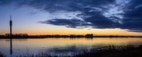 Sunset over Lelystad