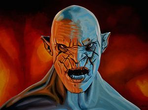 Azog The Orc Painting von Paul Meijering