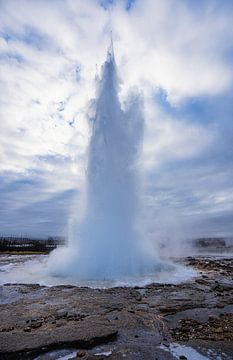 Strokkur Geiser tijdens uitbarsting van Patrick Groß