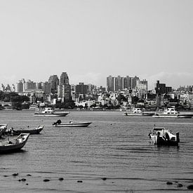 Paysage noir et blanc Taiwan Bali sur Mei Bakker