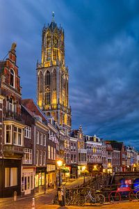 Utrecht - Blauw uur Vismarkt van Thomas van Galen