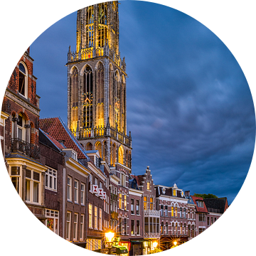 Utrecht - Blauw uur Vismarkt van Thomas van Galen