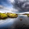Clouds over Caragh river by Rene Siebring