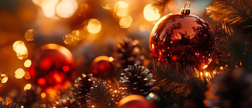 Kerst glamour van Poster Art Shop