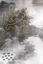 Abstract Painting No. 61 - Shapes by Melanie Viola