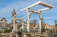 Typisch holländisches Dorf mit Kirche und Zugbrücke, Loenen aan de Vecht von Jan van Dasler Miniaturansicht