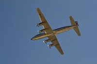 Complete chrome painted airplane of Redbull wings