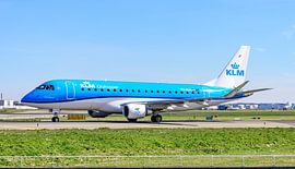 KLM Cityhopper Embraer 175 Passagierflugzeug. von Jaap van den Berg