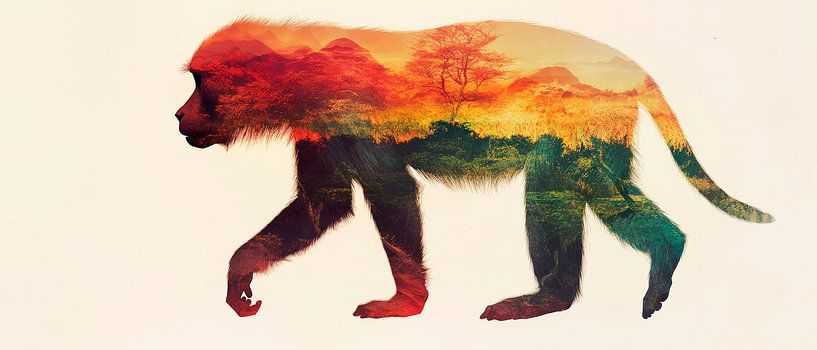Animal landscape by Poster Art Shop