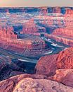 Sonnenaufgang Dead Horse Point State Park von Henk Meijer Photography Miniaturansicht