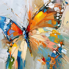 Papillon coloré sur ARTemberaubend