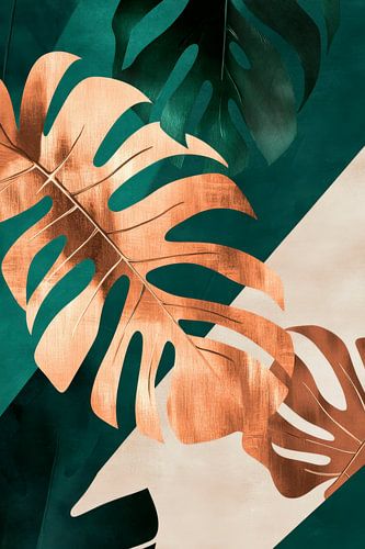 Jungle leaves pattern