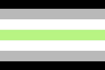 Agender Pride Flag'