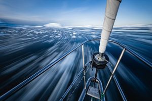 Segeln durch den Ilulissat-Eisfjord in der Diskobucht, Grönland