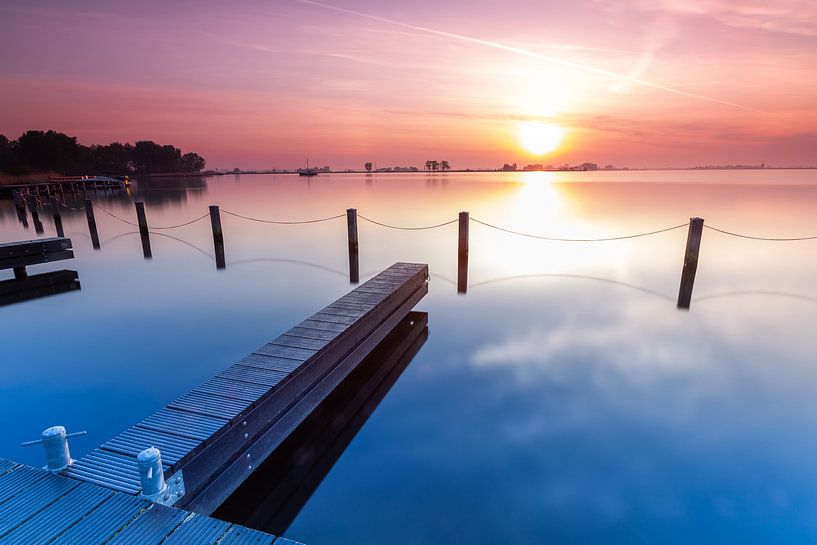 Sunrise over the Kagerplassen by Marcel van den Bos