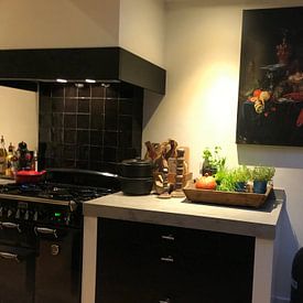 Customer photo: Still life with a golden goblet, "Pieter de Ring", on canvas