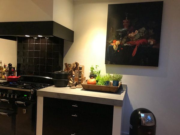 Customer photo: Still life with a golden goblet, "Pieter de Ring", on canvas