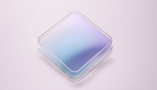 Glas met kleuren in de kunst