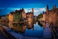 De Rozenhoedkaai in Brugge van Roy Poots thumbnail