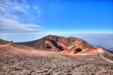 Etna vulkaan, Sicilië, Italië van x imageditor