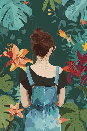 Jungle Girl en denim n° 2