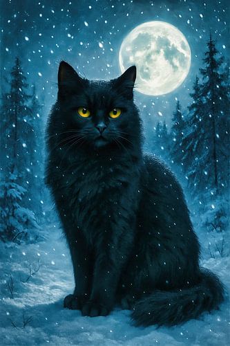 The Full Moon Cat