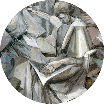 Albert Gleizes - Vrouw met Phlox (1910)