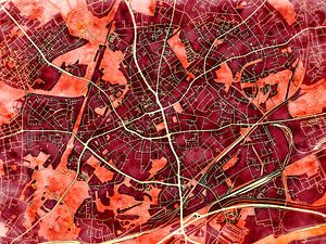 Karte von Bottrop im stil 'Amber Autumn'