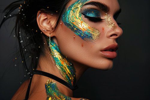 schilderachtig vrouwenportret