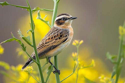 Bruinkeelgrasmus (Saxicola rubetra)