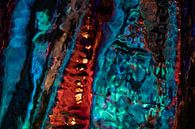 Kleurrijk Abstract in Rood, Blauw en Turquoise van Nanda Bussers thumbnail