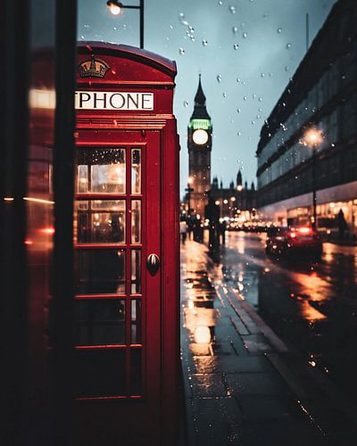Telephone box in London