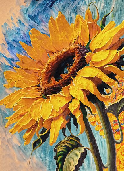 Zonnebloem Bram van GᎥรєlค Art Ŧ๏г Y๏ย