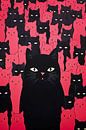 Black and Pink cats by haroulita thumbnail