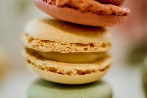 Macarons en quelques couleurs, photographie culinaire