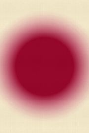 Retro 70er Jahre Neon Kunst. Abstrakter Farbverlauf in Weinrot und Weiß von Dina Dankers