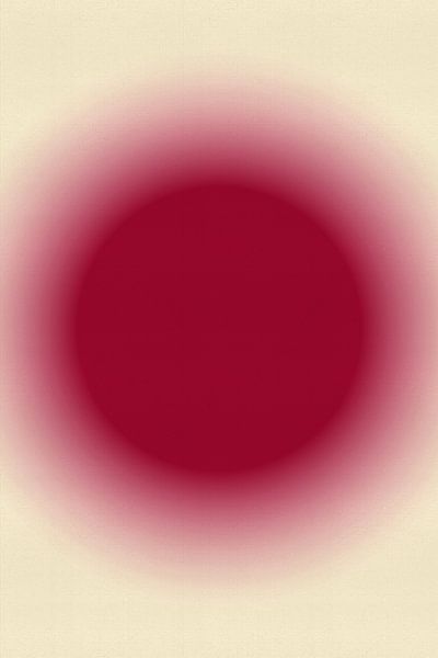 Retro 70s neon art. Abstract gradient in wine red and white by Dina Dankers