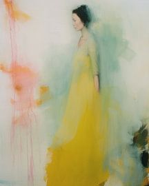 Portret in zachte pastelkleuren van Studio Allee