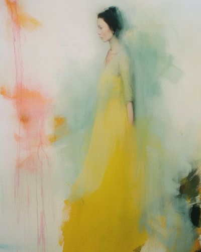 Porträt in sanften Pastellfarben