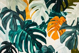 Tropical leaves - colourful variety by Poster Art Shop