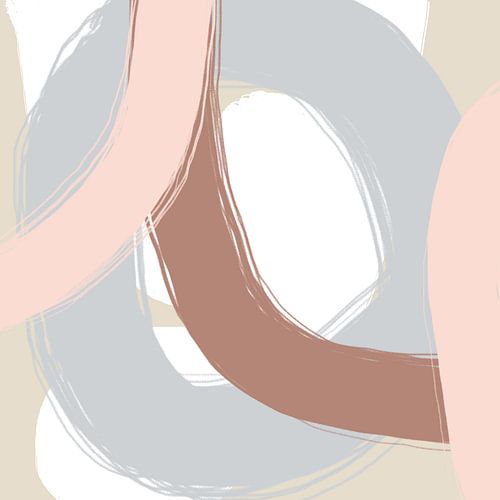 Moderne abstracte kunst - Lijnen en vormen 12