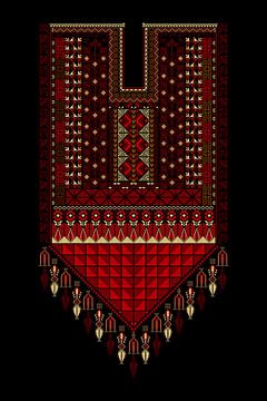 Tatreez ornament template 93 by Richard Laschon