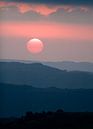 Simien Mountains Sunset van Gerard Burgstede thumbnail